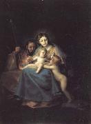 Francisco de goya y Lucientes The Holy Family oil painting